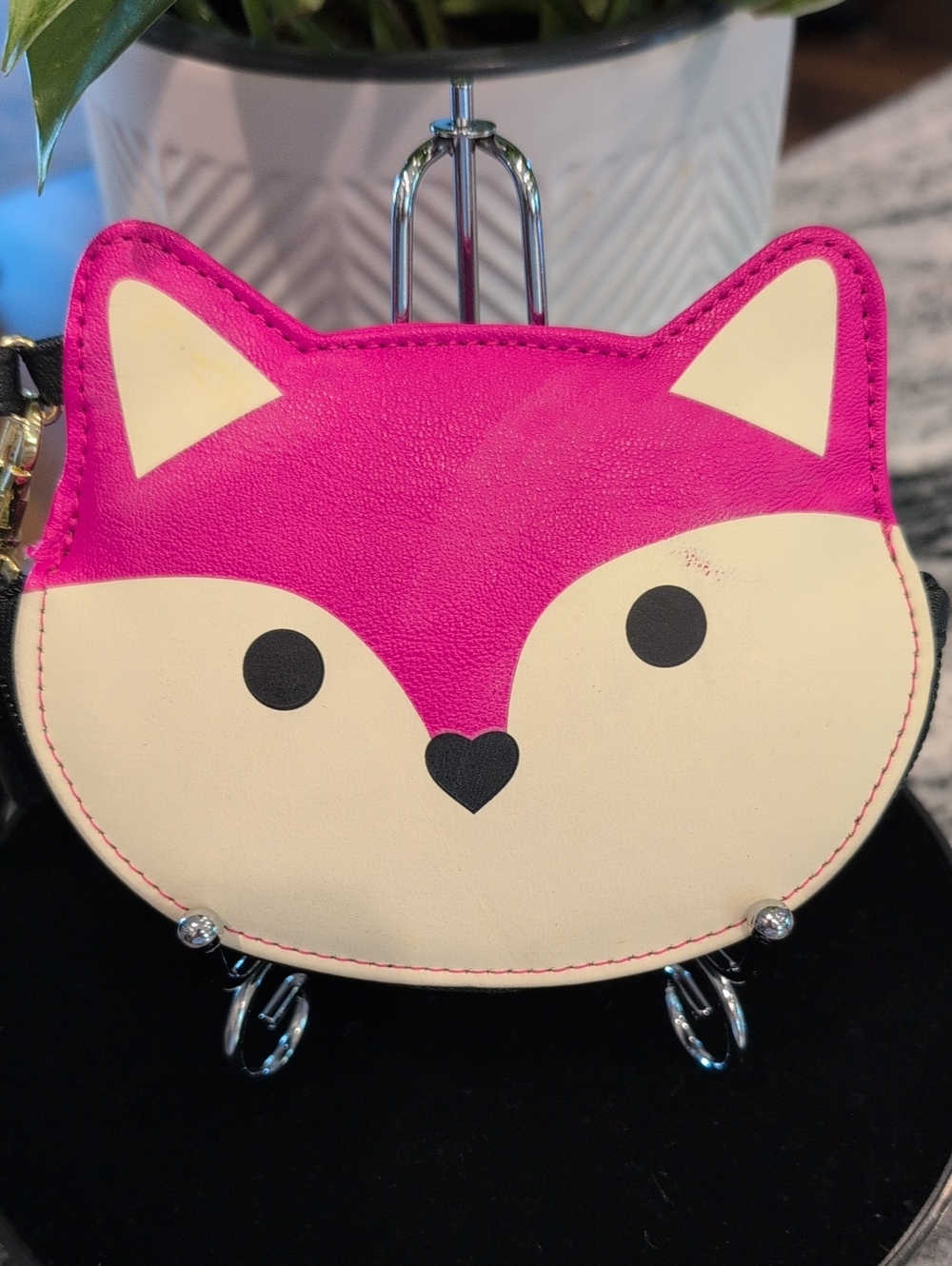 Betsey Johnson Fox Coin Card Wallet Wristlet